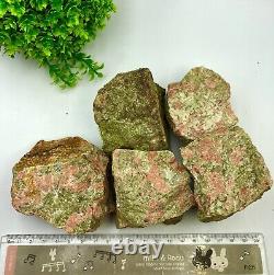 Wholesale Natural Unakite Raw Stone Rough stone for healing and meditation