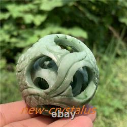 Wholesale Natural green jade Exquisite sphere Quartz Crystal ball healing