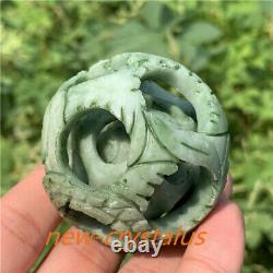 Wholesale Natural green jade Exquisite sphere Quartz Crystal ball healing