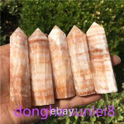 Wholesale Natural mix Quartz Obelisk Quartz Crystal Wand Point Reiki Healing