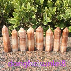 Wholesale Natural mix Quartz Obelisk Quartz Crystal Wand Point Reiki Healing