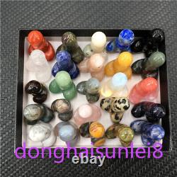 Wholesale Natural mix mini Penis quartz Crystal Carved Massager Wand Healing