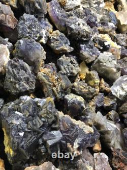 Wholesale Price 15kg Beautiful Natural Multi color Fluorite Lot Mineral Specimen