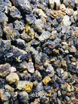 Wholesale Price 15kg Beautiful Natural Multi color Fluorite Lot Mineral Specimen