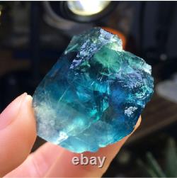 Wholesale Rare Natural Blue Fluorite Specimen Crystal Quartz Power Stone Healing