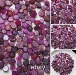 Wholesale Ruby Slices From Africa- 50 Pieces