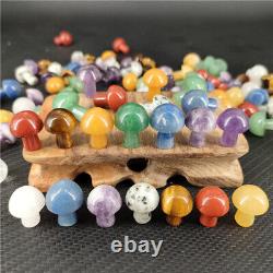 Wholesale a lot! Natural mini Blend mushroom Carved house Quartz Crystal Reiki