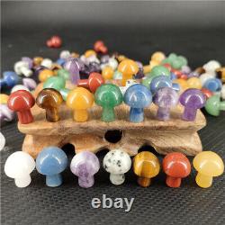 Wholesale a lot! Natural mini Blend mushroom Carved house Quartz Crystal Reiki