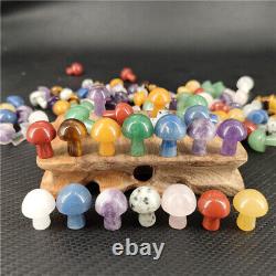 Wholesale a lot! Natural mini Blend mushroom Carved house Quartz Crystal Reiki