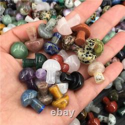 Wholesale a lot! Natural mini Blend mushroom Carved house Quartz Crystal Reiki