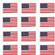 Wholesale Lot 12 3' X 5' Ft. Usa Us American Flag Stars Grommets United States