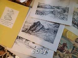 Wholesale lot 1900s Euphemia fine art prints photos labels stickers