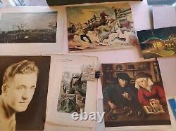 Wholesale lot 1900s Euphemia fine art prints photos labels stickers