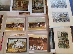 Wholesale lot 1900s Euphemia fine art prints photos labels stickers