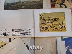 Wholesale lot 1900s Euphemia fine art prints photos labels stickers