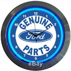 Wholesale lot Collection of 5 Ford Neon clock signs Trucks Parts F-150 Mustang