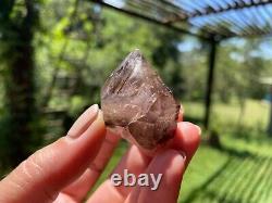 Wholesale lot Shangaan (Chibuku) Smoky Amethyst Chiredzi crystals (24) 2.19lbs