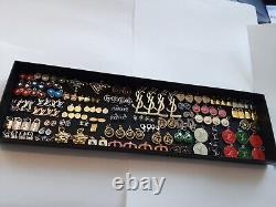 Wholesale lot of 160 colored charms zipper pull Pendants