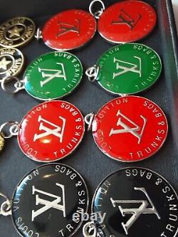 Wholesale lot of 160 colored charms zipper pull Pendants