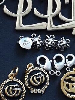 Wholesale lot of 160 colored charms zipper pull Pendants