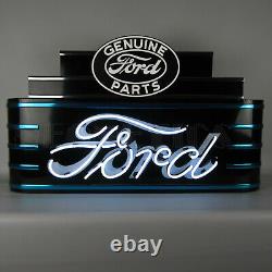Wholesale lot of 3 Huge Neon Sign steel can Ford oval Trucks Jubilee Service
