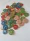 Wholesale Lot Of 50 Colored Charms Zipper Pull Pendants