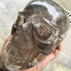 Wholesale natural clear crystal skull quartz hand-carved gifts 4.76 lb