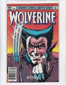 Wolverine Limited Series #1-4 Claremont & Miller 1982 Marvel Comics VF+ (8.5)