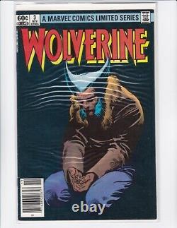 Wolverine Limited Series #1-4 Claremont & Miller 1982 Marvel Comics VF+ (8.5)