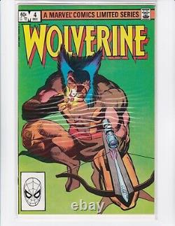 Wolverine Limited Series #1-4 Claremont & Miller 1982 Marvel Comics VF+ (8.5)