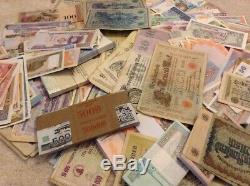 World Banknote Joblot Collection. 1000+ Banknotes. Collectable Wholesale Lot