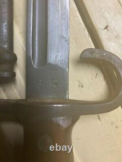 Ww2 Japanese Arisaka Bayonet Tokyo Hikari Seiki Seisakusho Hourglass Arsenal