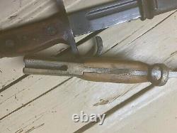 Ww2 Japanese Arisaka Bayonet Tokyo Hikari Seiki Seisakusho Hourglass Arsenal