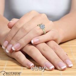 XMAS 1 CT J I1 Wedding Diamond Engagement Ring 14K Yellow Gold 00254112