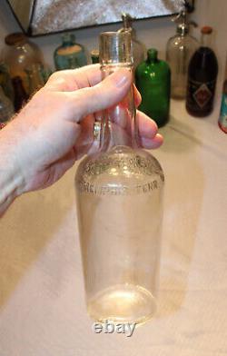 XXX Rare Sam Baumgarten Wholesale Liquor Bottle From Memphis Tenn