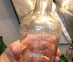 XXX Rare Sam Baumgarten Wholesale Liquor Bottle From Memphis Tenn