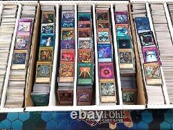 Yugioh 1000 Cards All Holographic Foil Collection Box! Binder & Deck Starter Lot