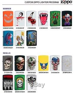 Zippo Custom Lighter Wholesale lot of 5 Lighters MIX AND MATCH New in Box Gift